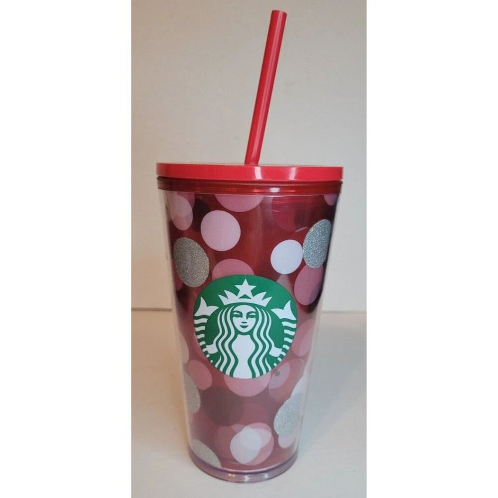 Starbucks Christmas Insulated Tumbler with Lid and Straw (1 piece)